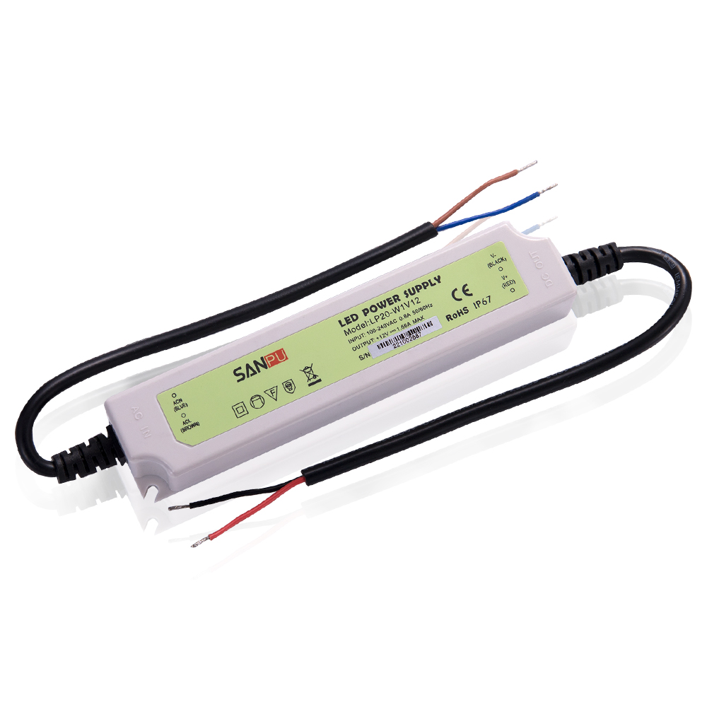20w plastic waterproof led driver