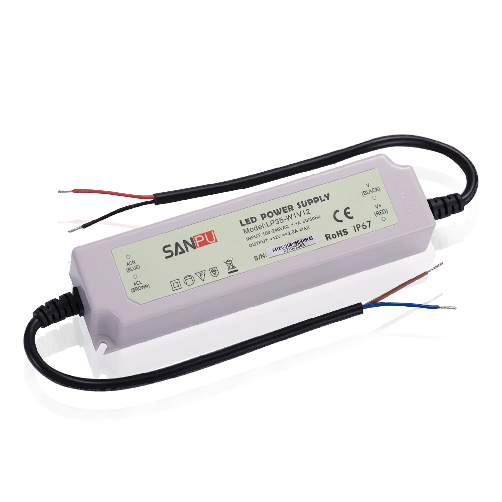 35w plastic waterproof led driver